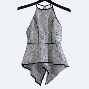 Do & be delicate Floral lace halter top Size S